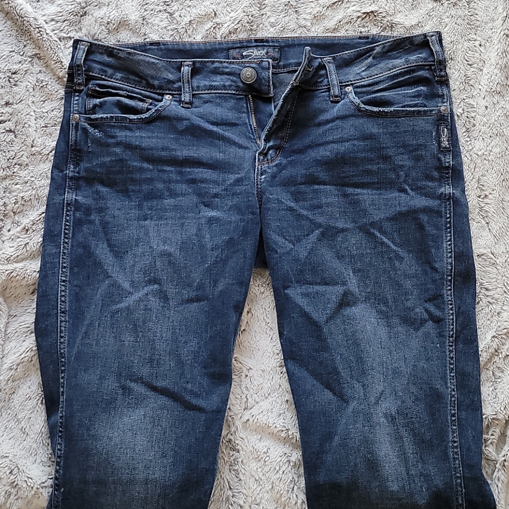Silver jeans